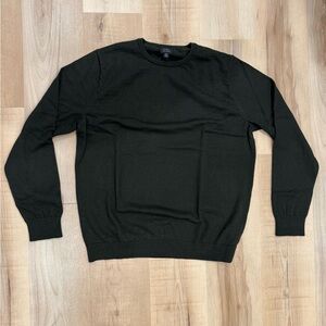 J. Crew Men's Dark Green Crewneck Sweater